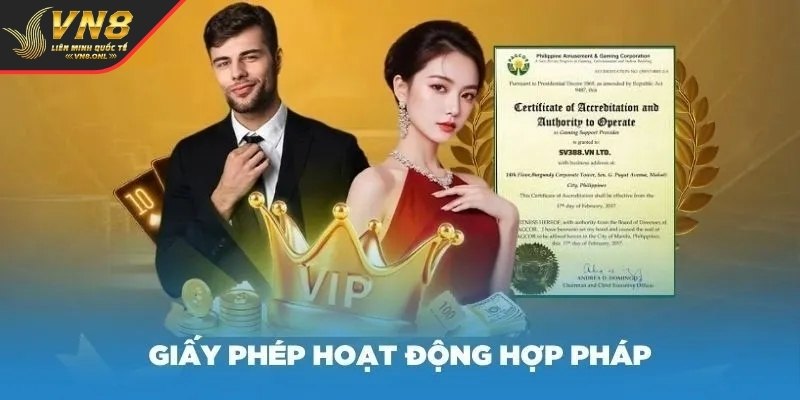 Thông tin giấy phép của PAGCOR
