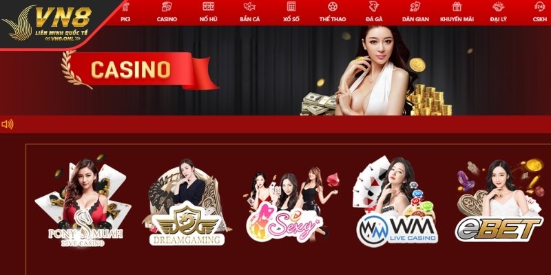 Casino LIve là sân chơi giải trí hấp dẫn cho cược thủ